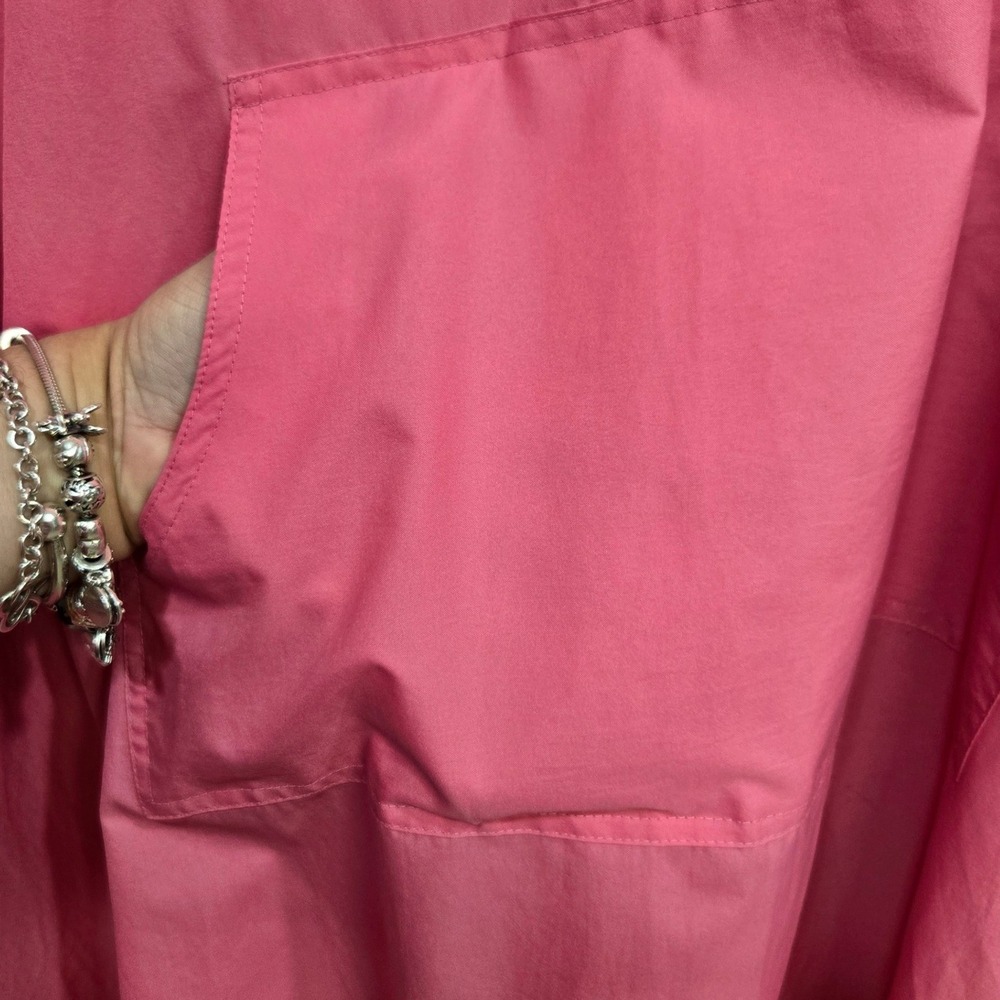Vintage Harolds Rain Poncho OS Pink Packable Hooded Gorpcore Barbiecore Festival - Picture 4 of 9